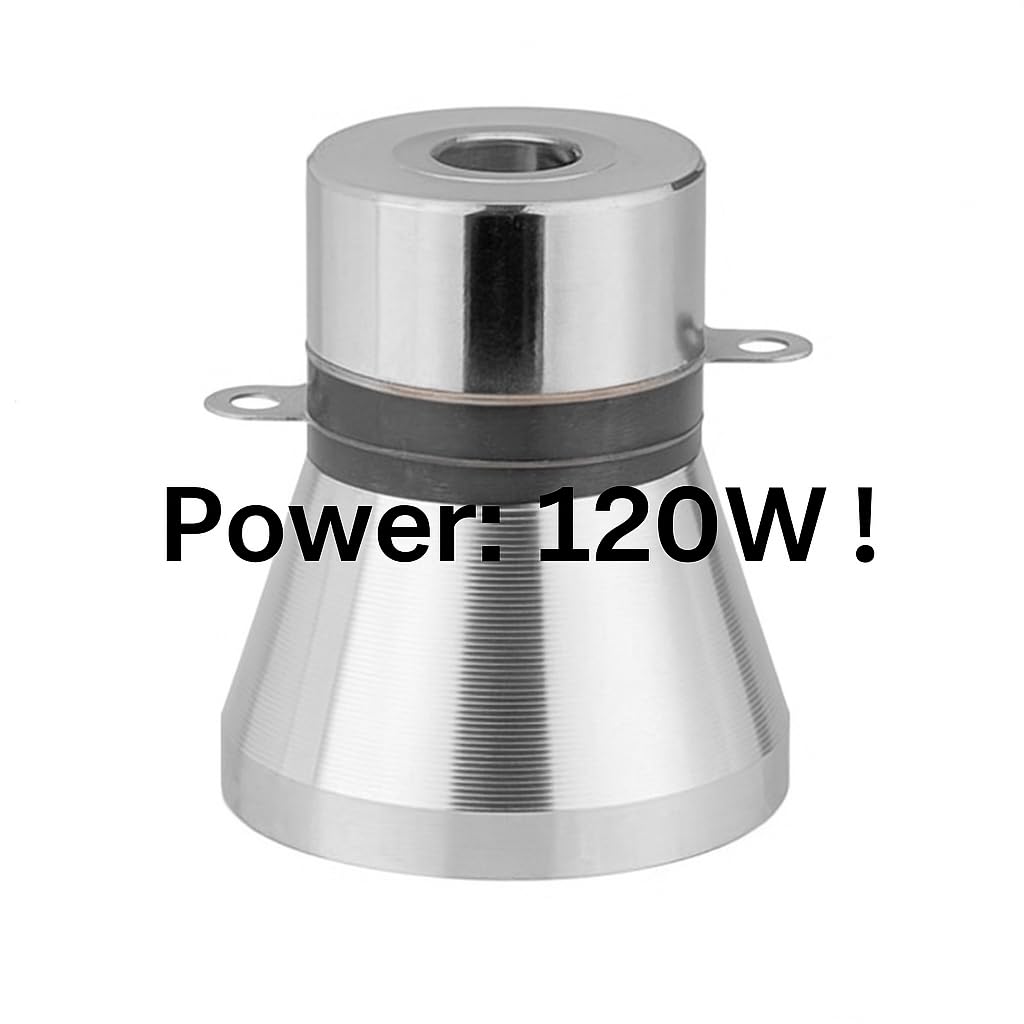 TS-67-28K. Trasduttore a Ultrasuoni 120W – 28 kHz con Perno M8 – Elevatissima Potenza e Capacità 9600 pF. Ideale per Olio, Sporco Ostinato, Materiali Viscosi – Ø67mm in Acciaio.