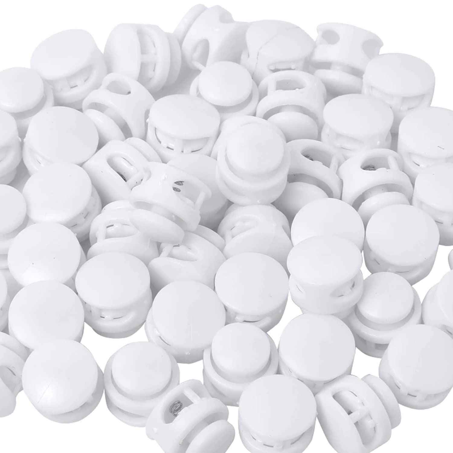 Arrêt Cordon 2 Trous Bouchons De Cordon 2 Trous - Pour Sacs à Dos, Vêtements | Lot De 10 | Fixation Rapide Et Solide Arrêt Cordon Rapide