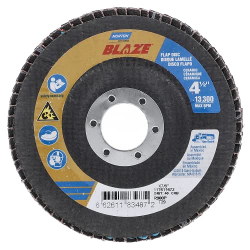 Blaze Flap DISC 4-1/2 X7/8-40 GRIT