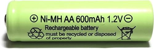 Miniatura 2 de AA NiMh 600mAh 1.2V Baterías recargables para luces solares de jardín (paquete de 20)