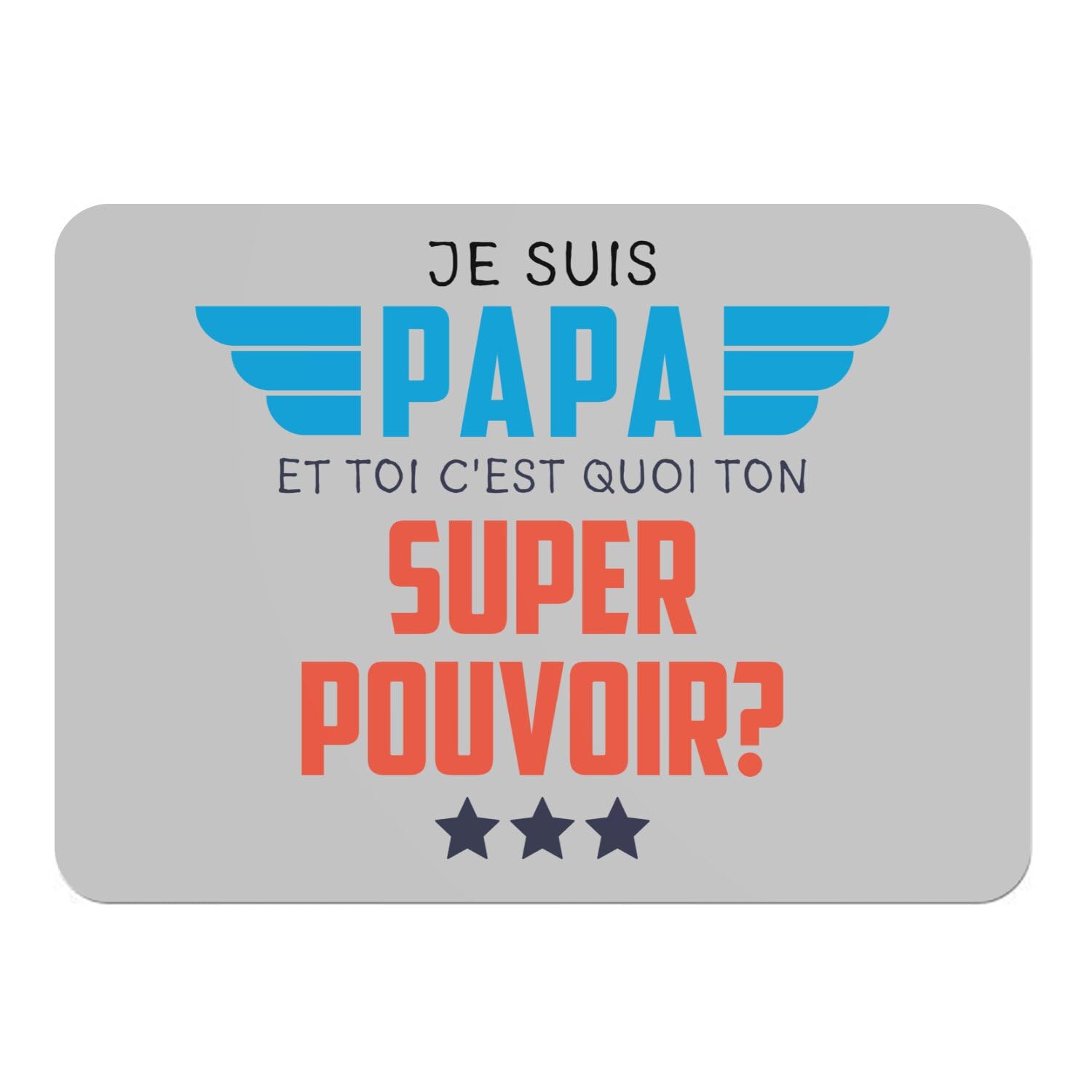 Set de table Je suis Papa, le cadeau tendre et utile pour la table du petit-déjeuner