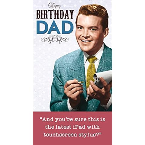 Latest, Dad, Greetings Card, 130x235mm Cover