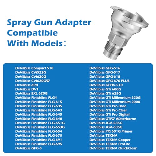 Image of 26046 PPS 2.0 Spray Gun Adapter #S15 3 /8 Inch Male 19 Thread BSP for 3M