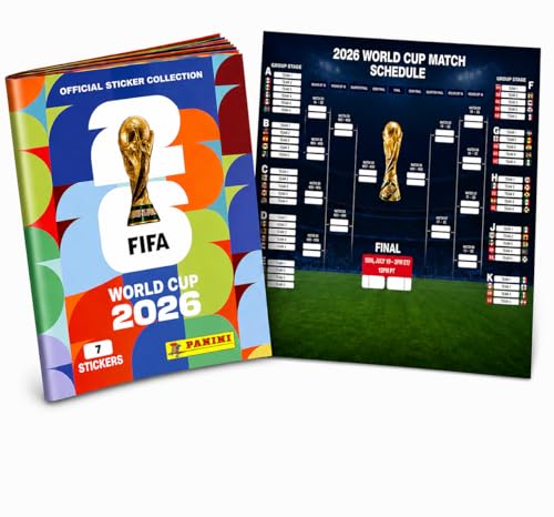 ATHLEJOY XXL Fan Starterset WM 2026 Original Panini Sticker Sammelalbum Extra 1x Spielplan (Sammelalbum)