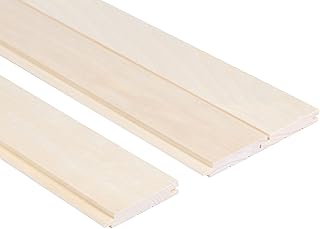 Profilholz Espe Klasse A Nut-Feder STS4 15x120mm 2400mm 6Stk Baumaterial für Sauna und Innenräume