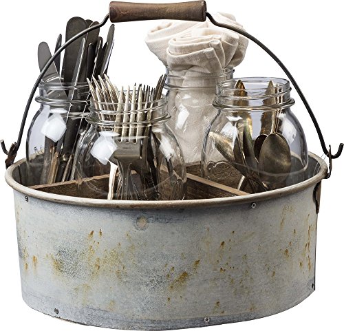 Primitives by Kathy Caddy - Farmhouse Style Distressed Metal Organizer