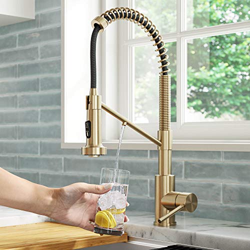 Top 10 Best Brushed Gold Kitchen Faucet in 2023 HOME