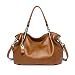 BOSTANTEN Leather Handbags Tote Purses Shoulder Crossbody Bags for Women Coffee
