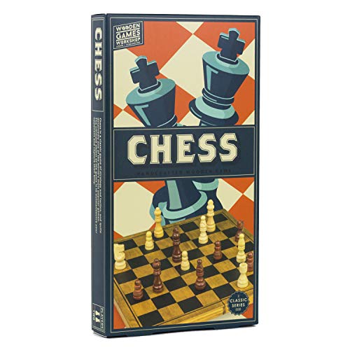 Échecs en bois de qualité signés Professor Puzzle avec pièces soignées - 2