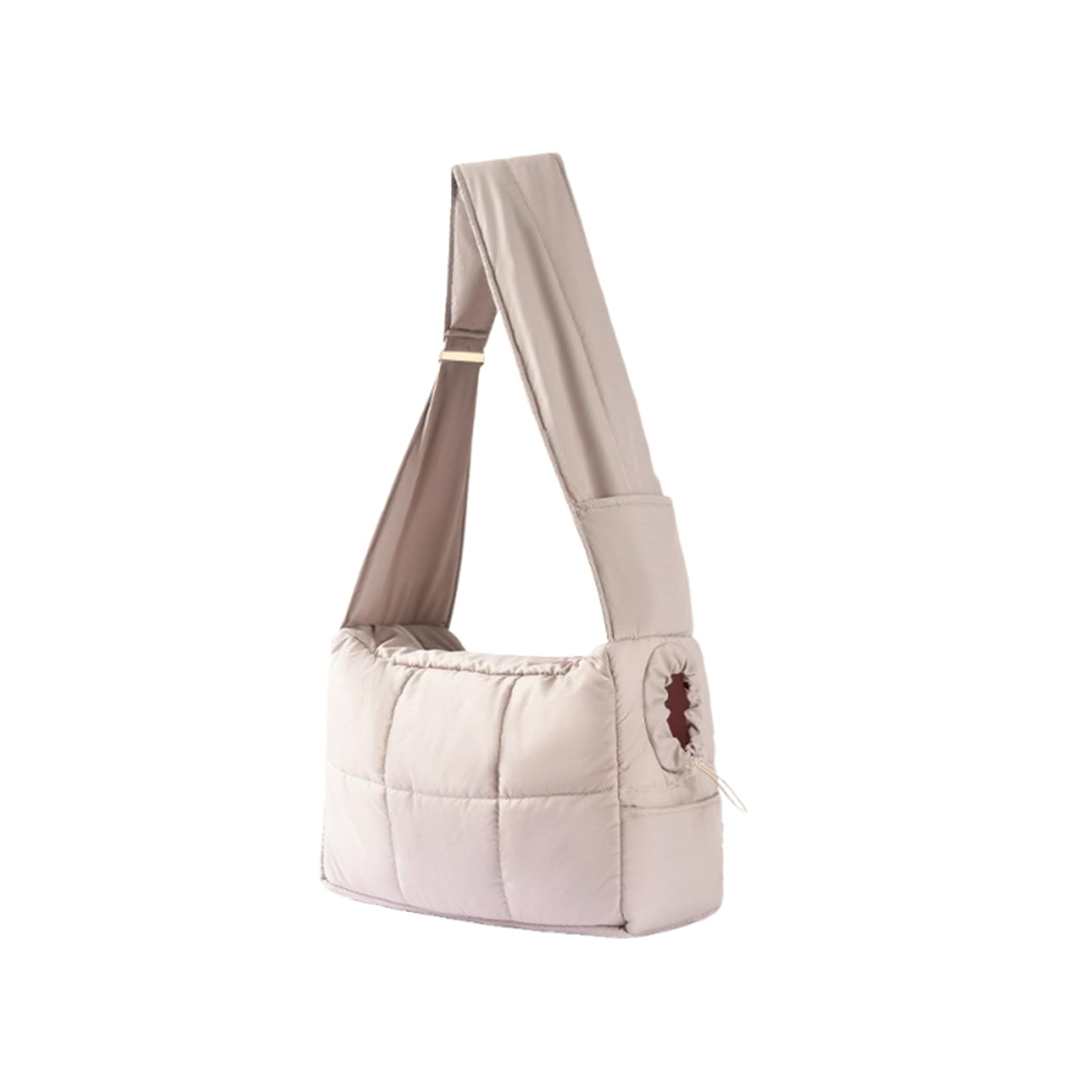 Hundetasche, mini Haustiertasche,Atmungsaktiver Haustier-Tragebeutel mit Sicherheitsverschluss,für den Spaziergang, Aktivitäten im Freien und Ausflüge am Wochenende (Grau)