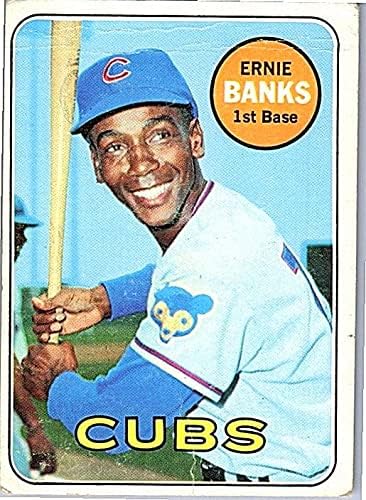 Erie Banks Vintage Collectible Baseball Card #5-1969 Topps Baseball Card #20 (Cubs) Free Shipping