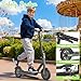WERHY Foldable Electric Scooter for Kids, 350W Motor, Max 12Miles Long Range, 19 MPH Max Speed, 8.5