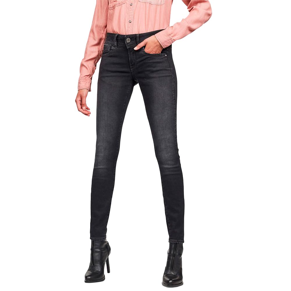 G-Star Women's Gray Skinny Fit Jeans, W27 L34, Jeans