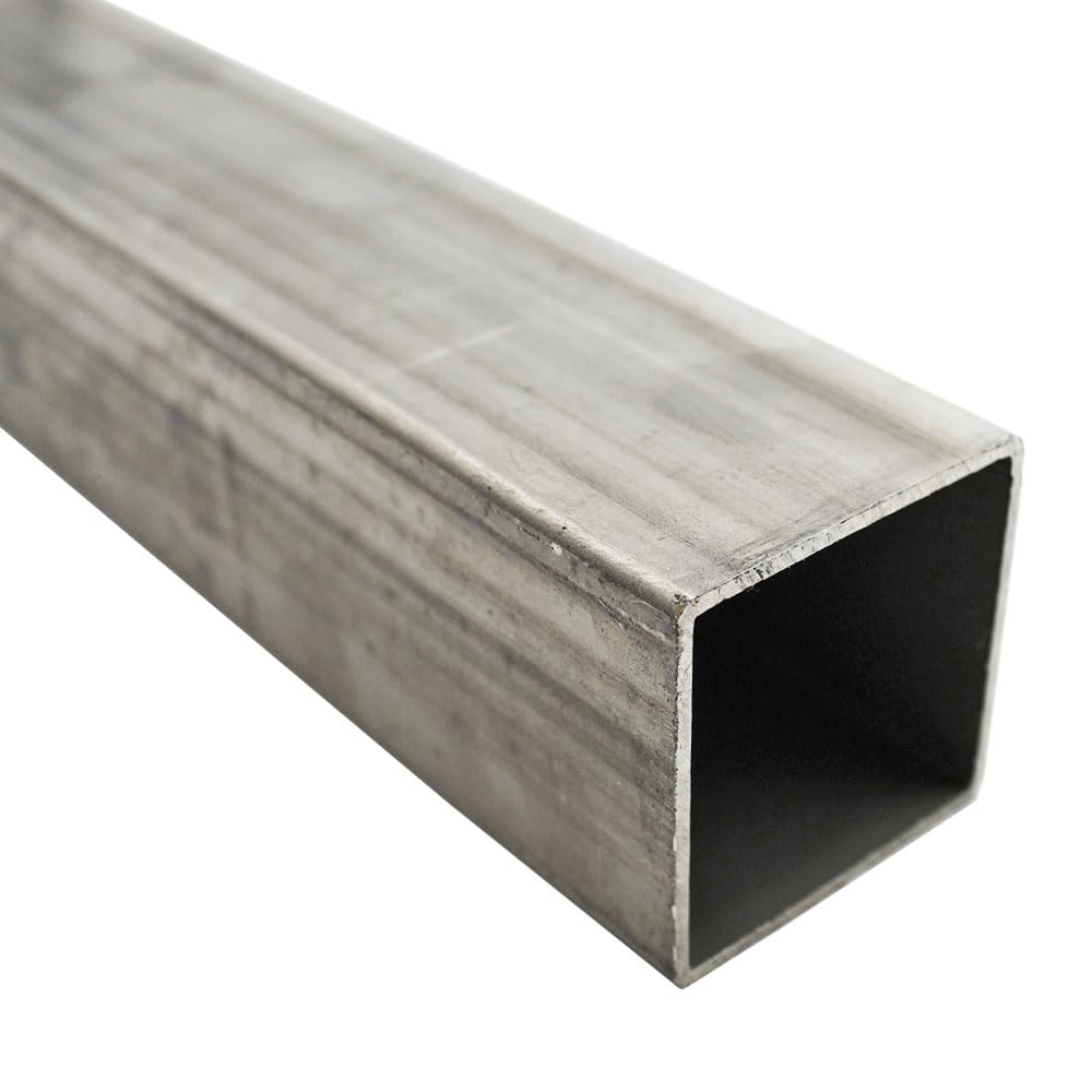 316 Marine Grade Stainless Steel Square Box Section | 40 x 40 x 1.5mm Tube (1000mm Length (100cm))