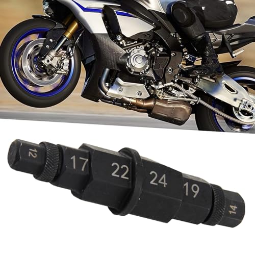Herramienta de eje hexagonal para motocicleta en rutas de aventura 4