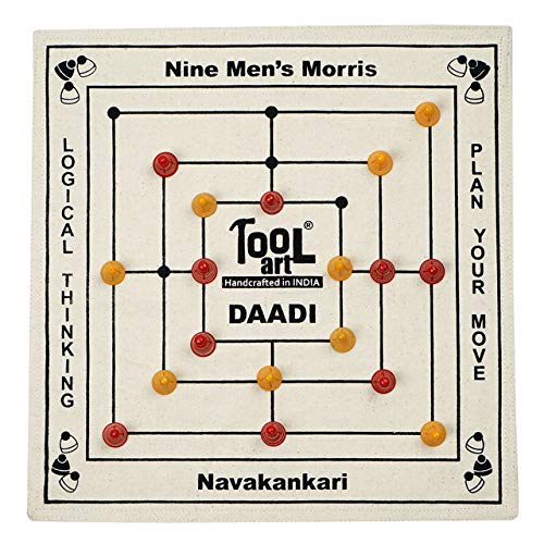 Sponsored Ad - Daadi/Dhadi Game/Navakankari/Nine Men's Morris Board Game