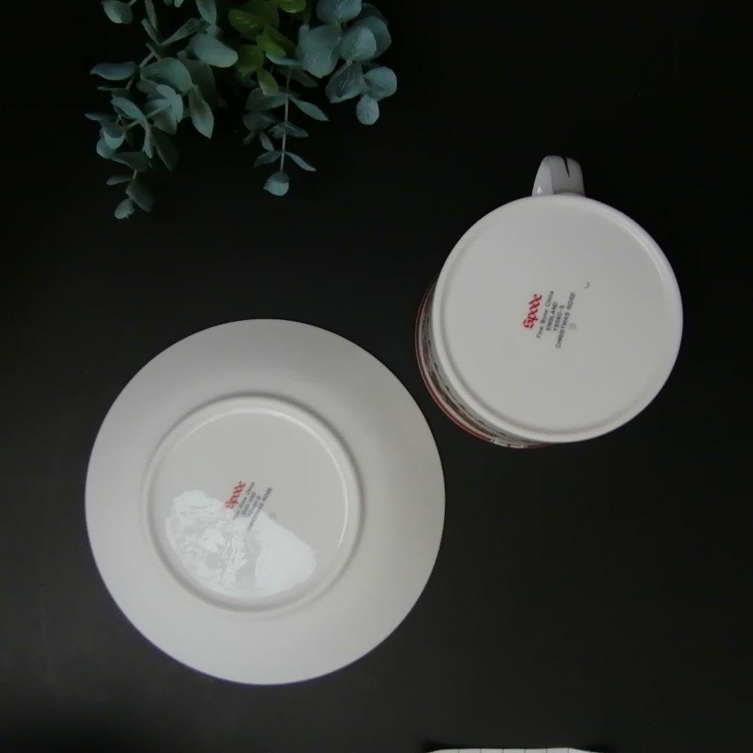 565♥美品　スポード　クリスマスローズ　英国製　レア　カップ＆ソーサー Amazon | スポード クリスマスローズ カップ&ソーサー 英国製
