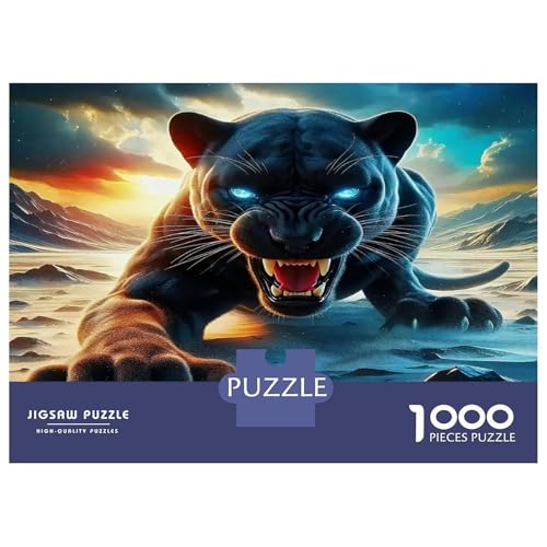 Rompecabezas de 1000 piezas Panther Mountain para calmar el estrés diario 2