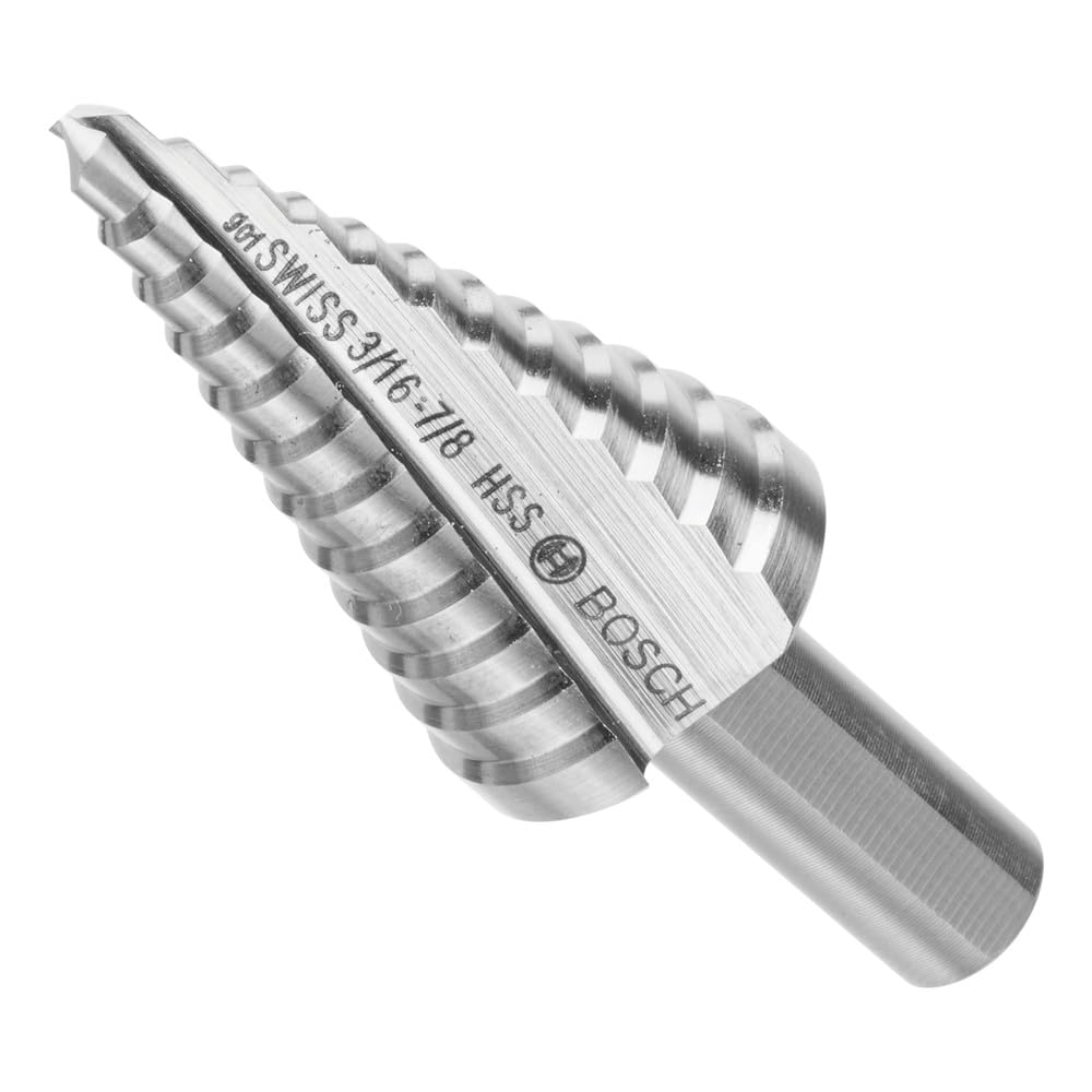 Bosch Broca de acero de alta velocidad SDC2 de 3/16 pulgadas a 7/8 pulgadas
