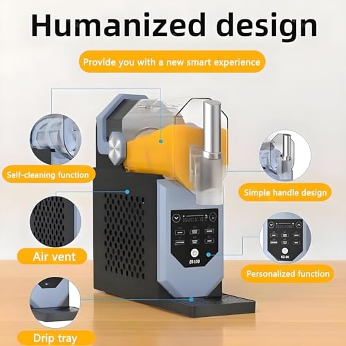 TAUIANE Slush Maschine, Professionelle Eismaschine, Softeismaschine, Kein EIS Erforderlich, Reservierung Per Knopfdruck, FüR Smoothies, FrappéS, Milchshakes Und Mehr – Bild 7