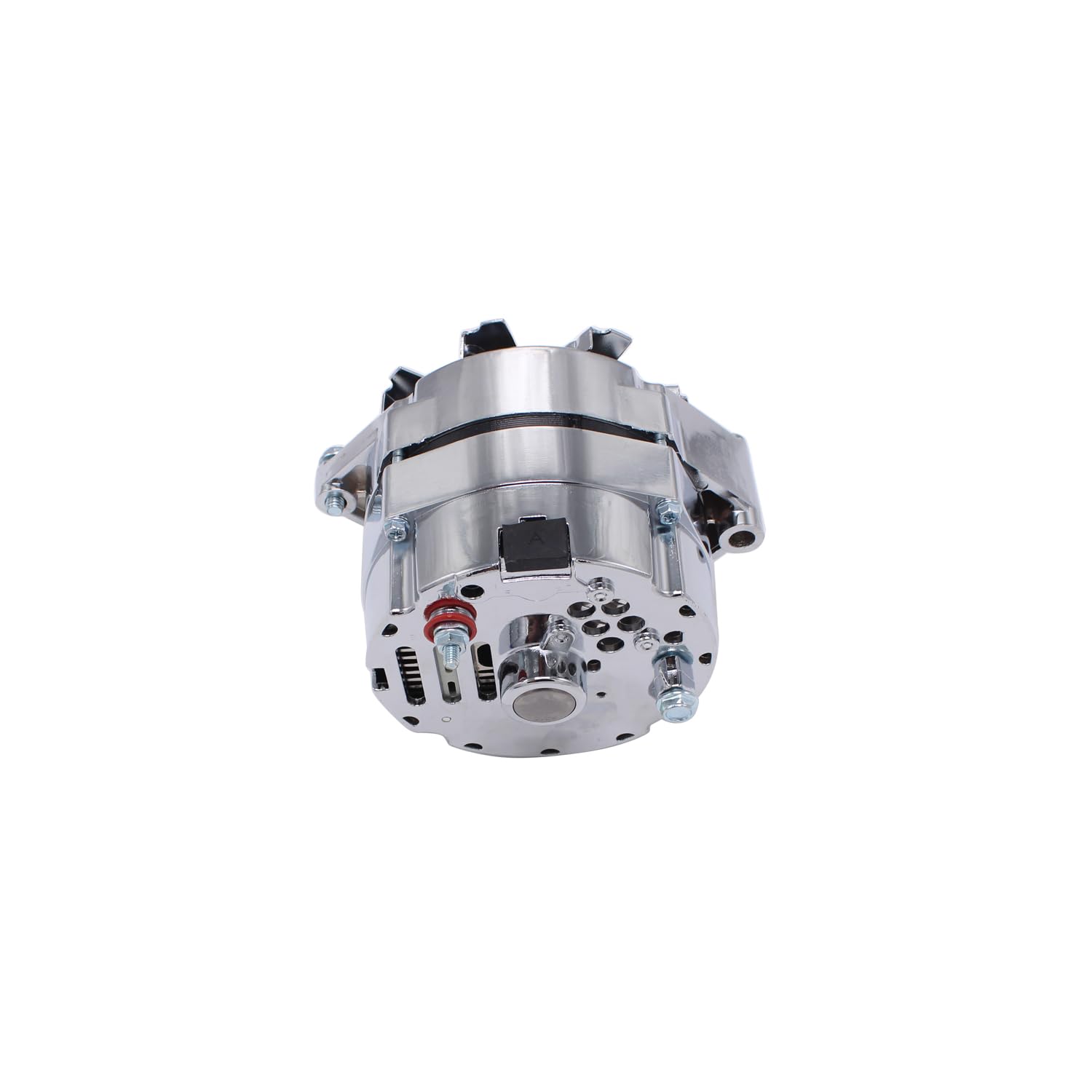 Alternateur chromé pour tige de rue 110 A 1 fil auto-excitant GM 305 350 BBC SBC