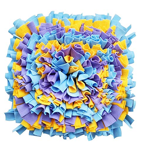 LEMONDA Pet Dog Snuffle Mat Training Feeding Mat Nosework for Dogs Activity Fun Play Mat for Relieve Stress Restlessness 19