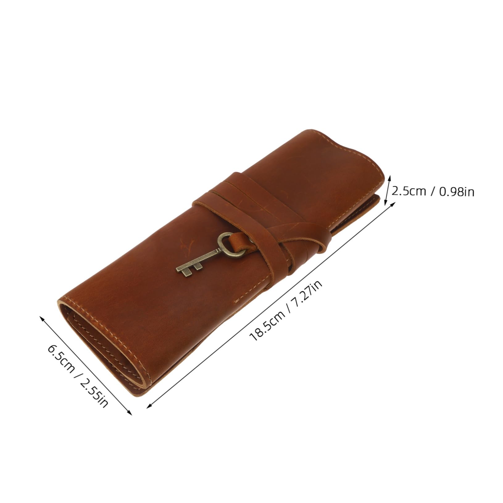 Operitacx 4piezas Estuche De Lápices Enrollable Vaca Organizador Portátil De Bolígrafos y Lápices Bolsa De Almacenamiento Multifuncional Diseño Retro para Papelería y Uso Escolar