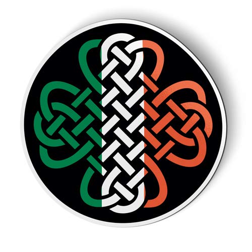 Imán Decorativo Nudo Celta Bandera Irlandesa 5" miniatura 1