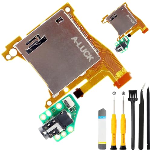 ZHUROUPU Schalter Ersatzteile Silber Game Card Reader Board für Nintendo Switch Lite HDH-001, Game-Cartridge-Kartensteckplatz Host-Lesegerät Ersatzkartenleser Und Game Card Reader Slot Replacement