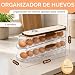 Imagen de MAGIC SELECT Organizador de Huevos para Nevera con Dispensador Automático