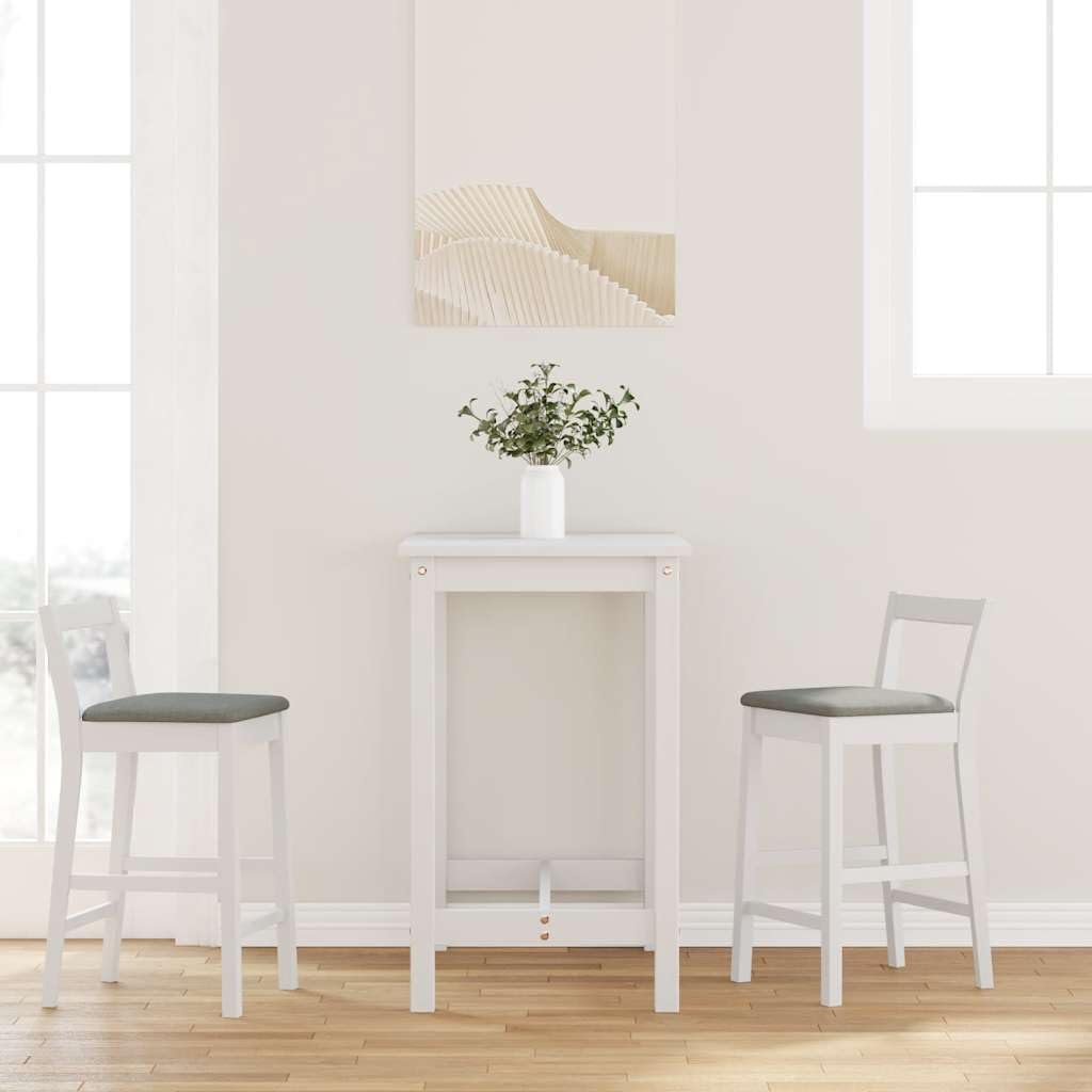 Tabourets de bar scandinaves en hévéa pour îlot de cuisine