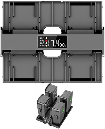 Miniatura 2 de NC Mini portátil 4 en 1 pantalla LED digital cargador de batería concentrador de carga inteligente para DJI Mavic 2 Pro Zoom Drone