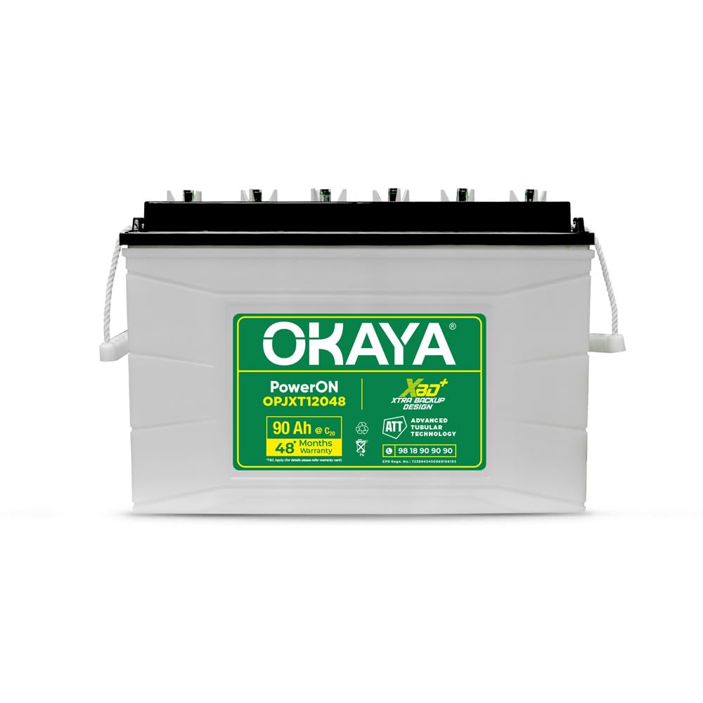 OKAYA OPJXT12048 90Ah Inverter Battery