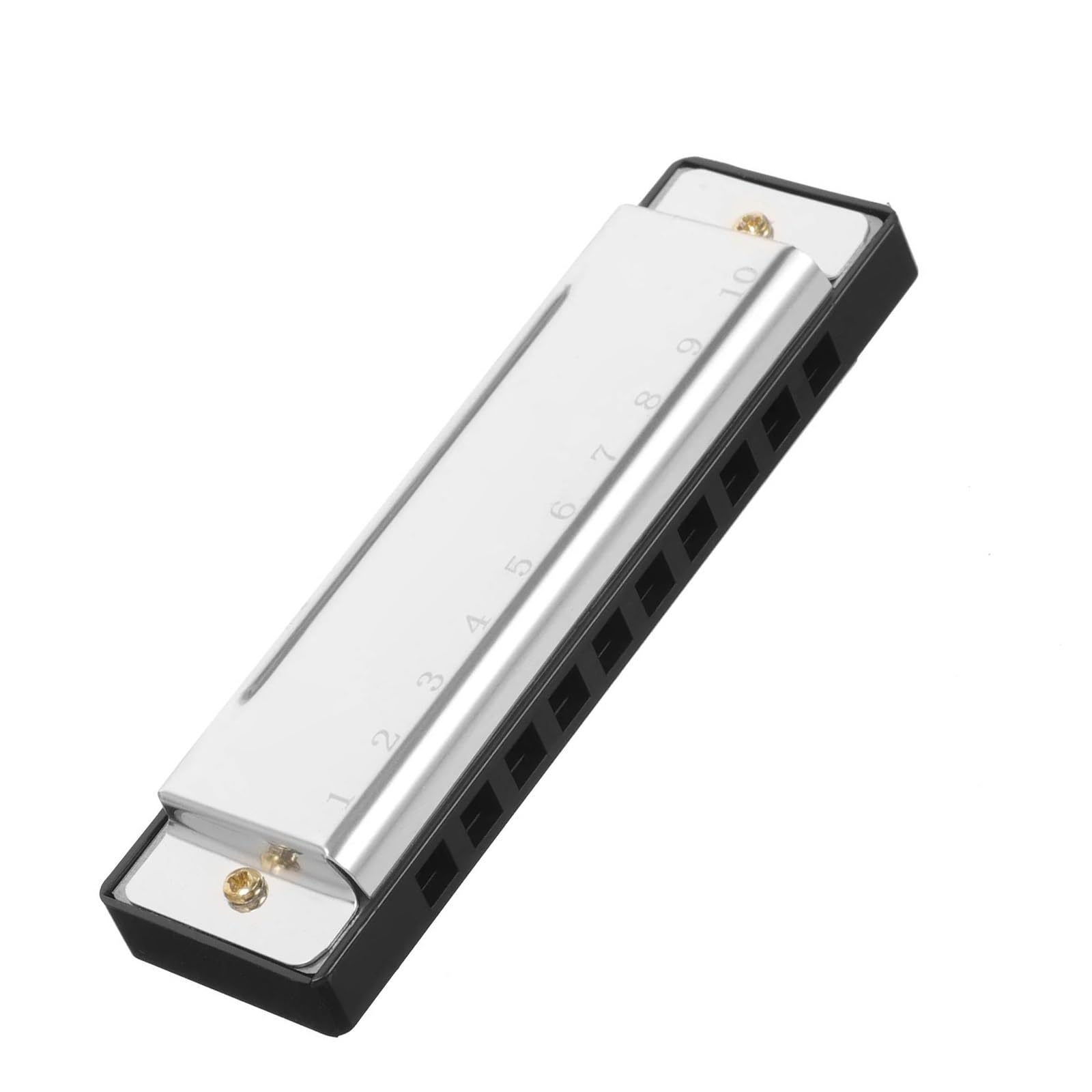 armonica a bocca Armonica A Bocca 10 Fori 20 Toni Armonica A Bocca Professionale Strumento Per Principianti (Color : Silver)
