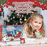 Advent Calendar 2025 Flower Building Blocks for Kids, 24-Day Christmas Calendar with 24 Colorful Flower Bouquets Made of Building Blocks,Christmas Flower Building Toy Gift for Boys and Girls - Image 5