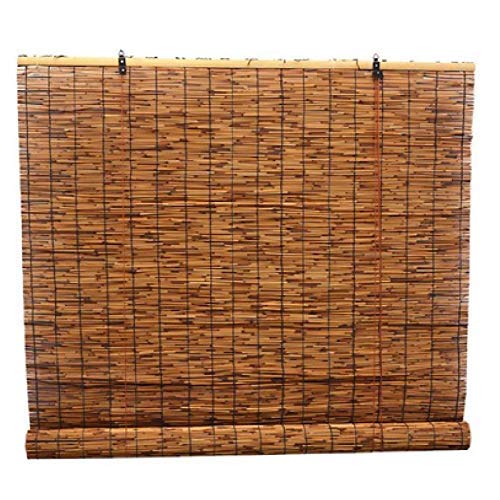 Rouleau bambou naturel extérieur brise-vue terrasse canisse occultante 130x350