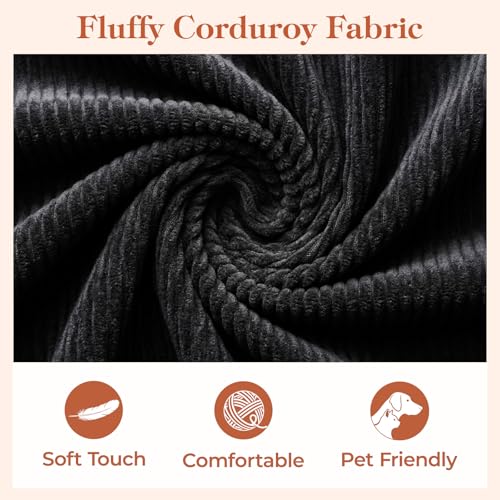 Image of Folding Sofa Bed, Convertible Sleeper Chair with Back Support and Pillow | Boneless Matress, for Living Room /Guest Use /Home Office, Foldable Chair Bed for Adults, Black, Full