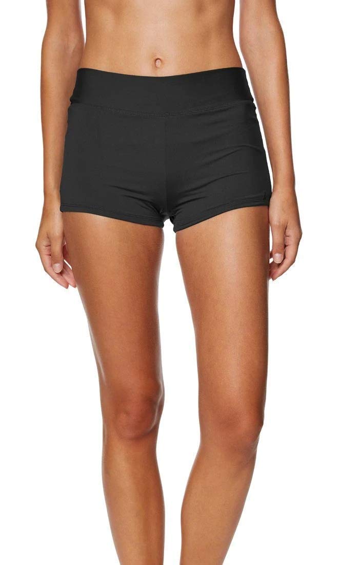 Buy Women's Standard MidRise Flattering Wide Waistband Boy Leg Bikini