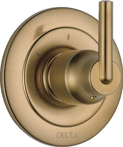 Delta Faucet T11859-CZ Trinsic, 3 Function Diverter Trim, Champagne Bronze,5.00 x 4.50 x 5.00 inches