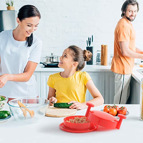 KAPUNI-Chicken-Shredder-Tool-Twist-Meat-Shredder-Tool-Chicken-Shredding-Tool-Chicken-with-Handles-and-Non-Skid-Base-Suitable-for-Pork-Beef-and-Chicken-Red