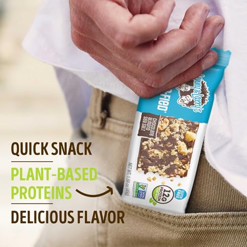 Lenny & Larry's Cookie-fied Plant-Based Protein Bar, Vegan and Non-GMO, Chocolate Almond Sea Salt, 45 g, 9 Count Lenny & Larry's Cookie-fied Plant-Based Protein Bar, Vegan and Non-GMO, Chocolate Almond Sea Salt, 45 g, 9 Count