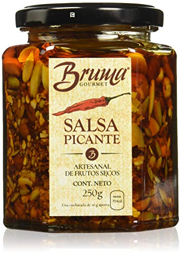 Protección Solar, DVD Bruma Gourmet - Salsa Picante Artesanal de Frutos Secos. Selección de Semillas y Chiles, Elaborado con Sal de Mar (250 g)