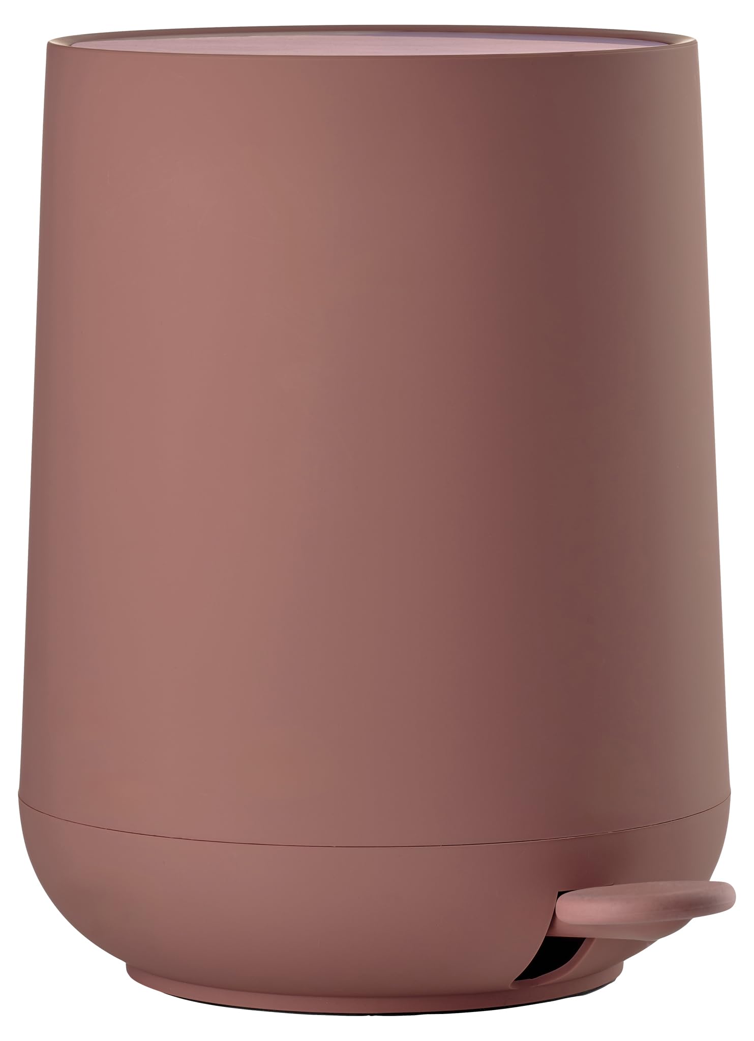 Zone Denmark Peach Red Nova Bathroom Bin, Cosmetic Bin, Waste Bin For Bathroom, Diameter 23 Cm, Height 29 Cm, Capacity 5 Litres,
