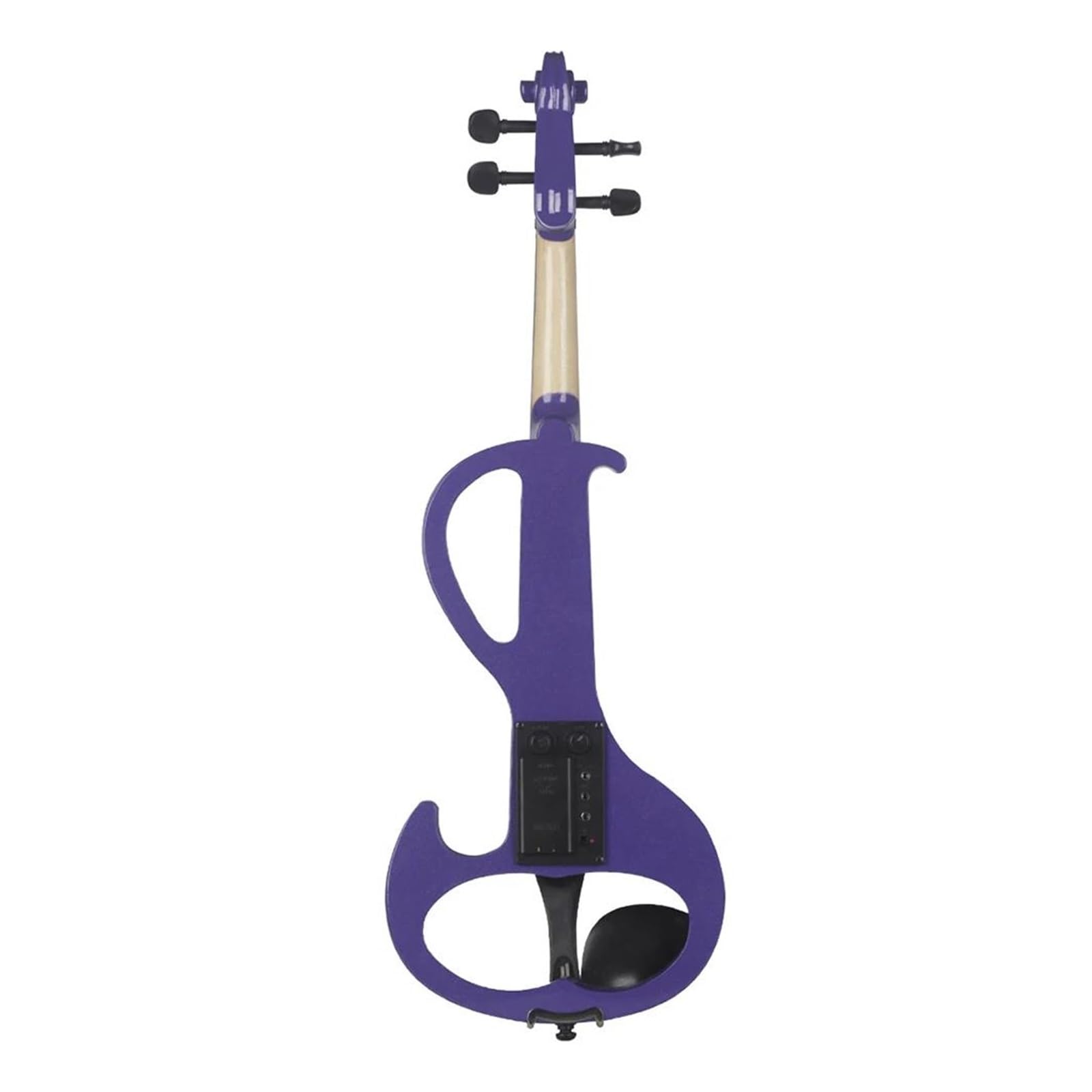 Violín Eléctrico Profesional 4/4 Instrumento De Cuerda Morado Eléctrico Con Estuche Para Amantes De La Música Instrumento De Violín