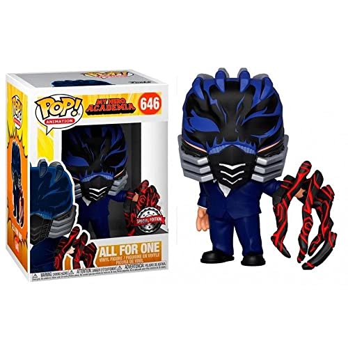 Doll Funko Pop! My Hero Academia All For One Battle Hand Exclusive Bac Pop! With Bac Sticker