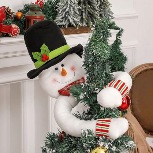 Decoración navideña reutilizable Sanfly: adornos árboles de Navidad de dibujos 6