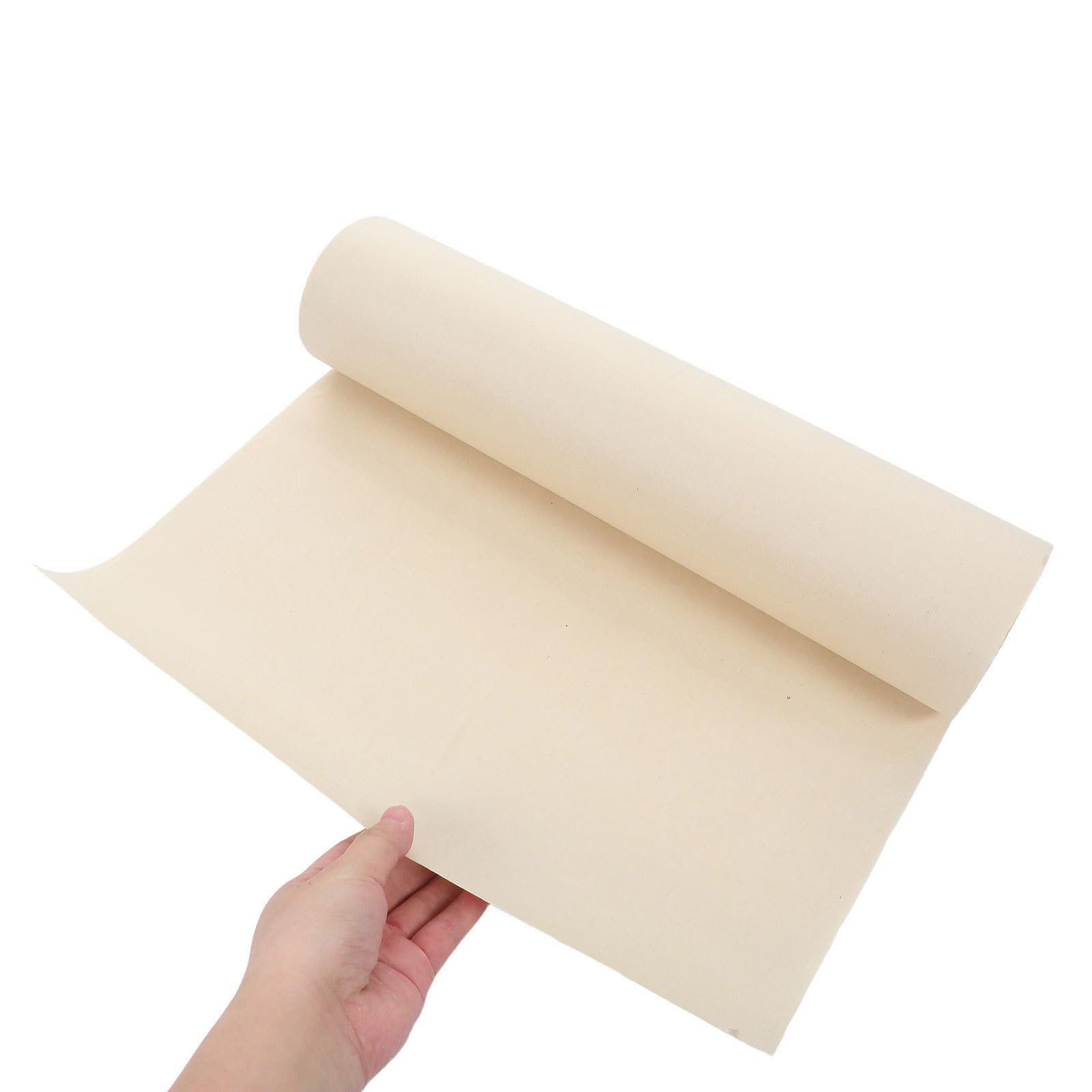 OSALADI 1 rolka papieru Xuan do kaligrafii chińskiej – półsurowy papier ryżowy do ćwiczeń pisania i malowania – arkusz do rysowania w studiu tworzenia sztuki, 20 cali x 164 stopy