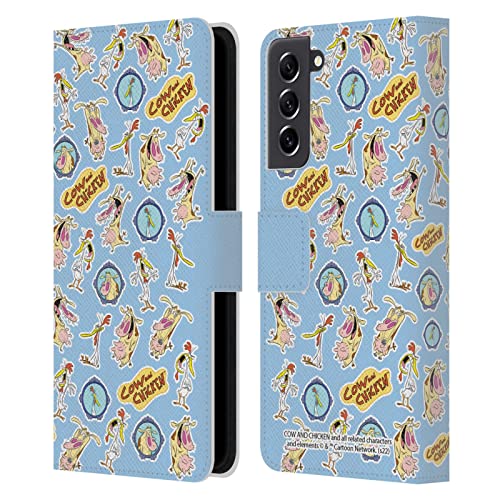 Étui Cow and Chicken Samsung S21 FE 5G en cuir Head Case