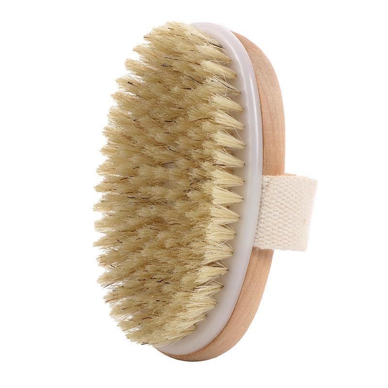 Dry Brushing Body Brush with Soft & Stiff Natural Bristles – Dual-Action Exfoliating & Massage Scrub Brush for Cellulite Reduction, Lymphatic Drainage & Improved Blood Circulation-picture-12