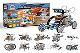 CIRO 12-in-1 Solar Robot Toys, STEM Education Activities Kits for Kids 8-12, 190 Pieces Building Sets